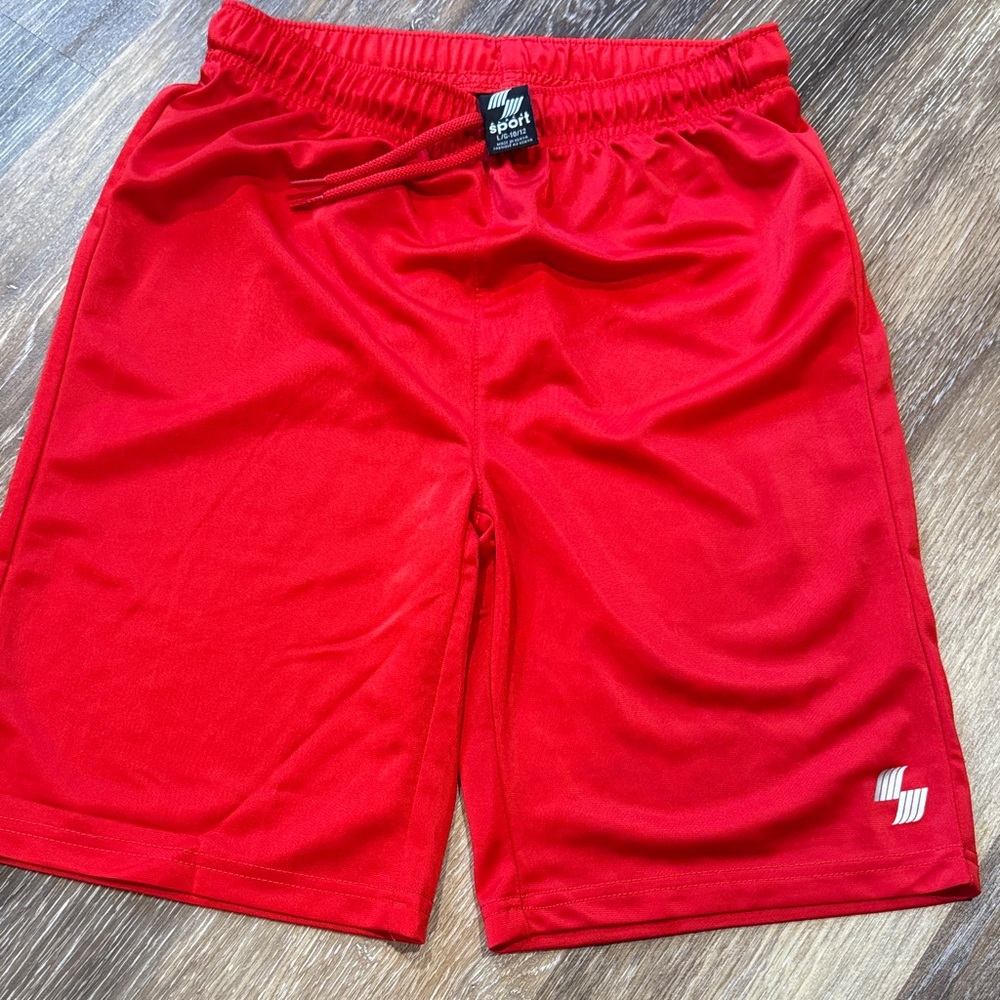 Red Sport Shorts